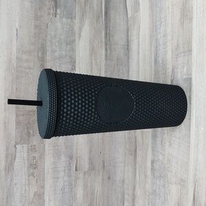 Starbucks~Matte Black Studded Tumbler~24oz Venti~EUC